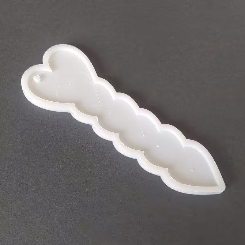 قالب سیلیکونی رزین  مدل بوکمارک طرح  قلب