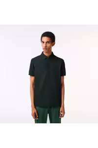 تی شرت یقه پولو سبز مردانه چوگان پاریس تیره تناسب معمولی Lacoste