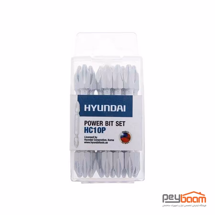 مجموعه 10 عددی سری پیچ گوشتی هیوندای مدل HC10P