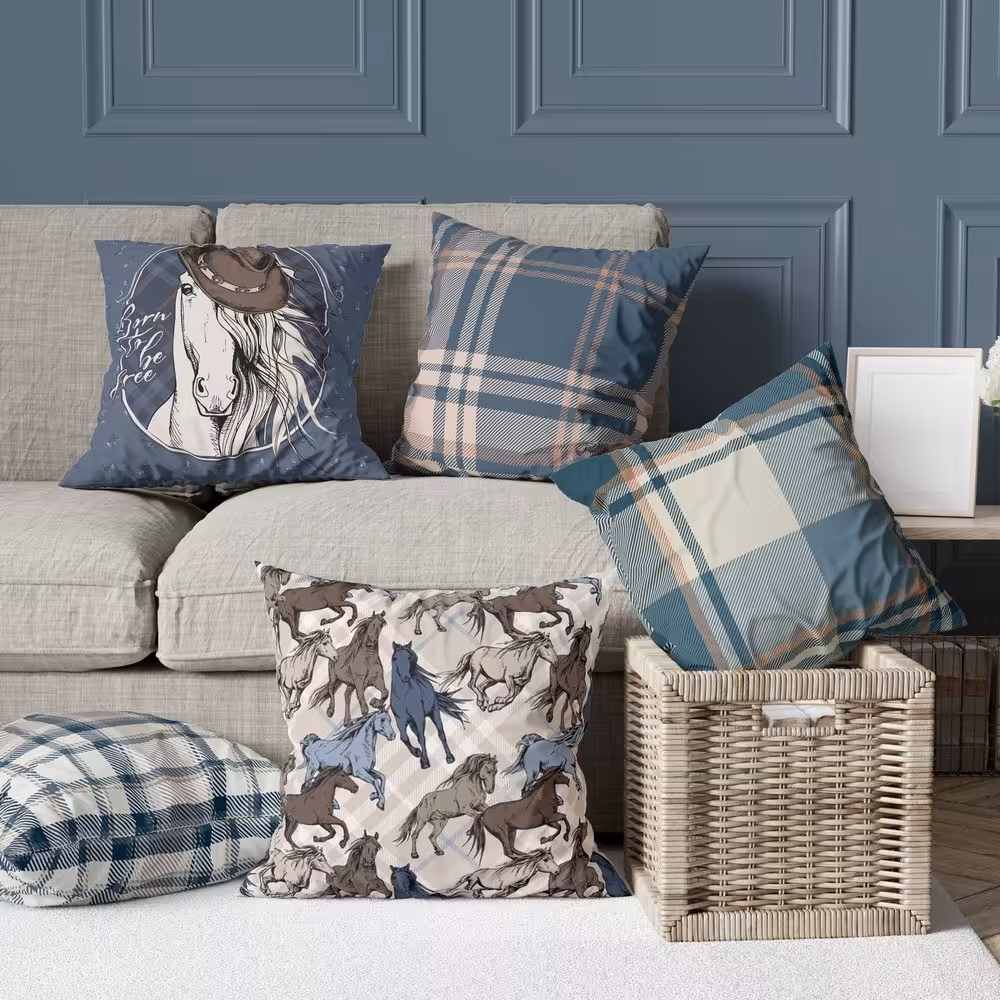 ست کوسن 5 تکه مخمل کد 108