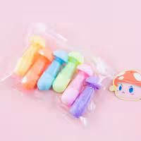 ماژیک هایلایتر فانتزی 6 عددی طرح قارچ