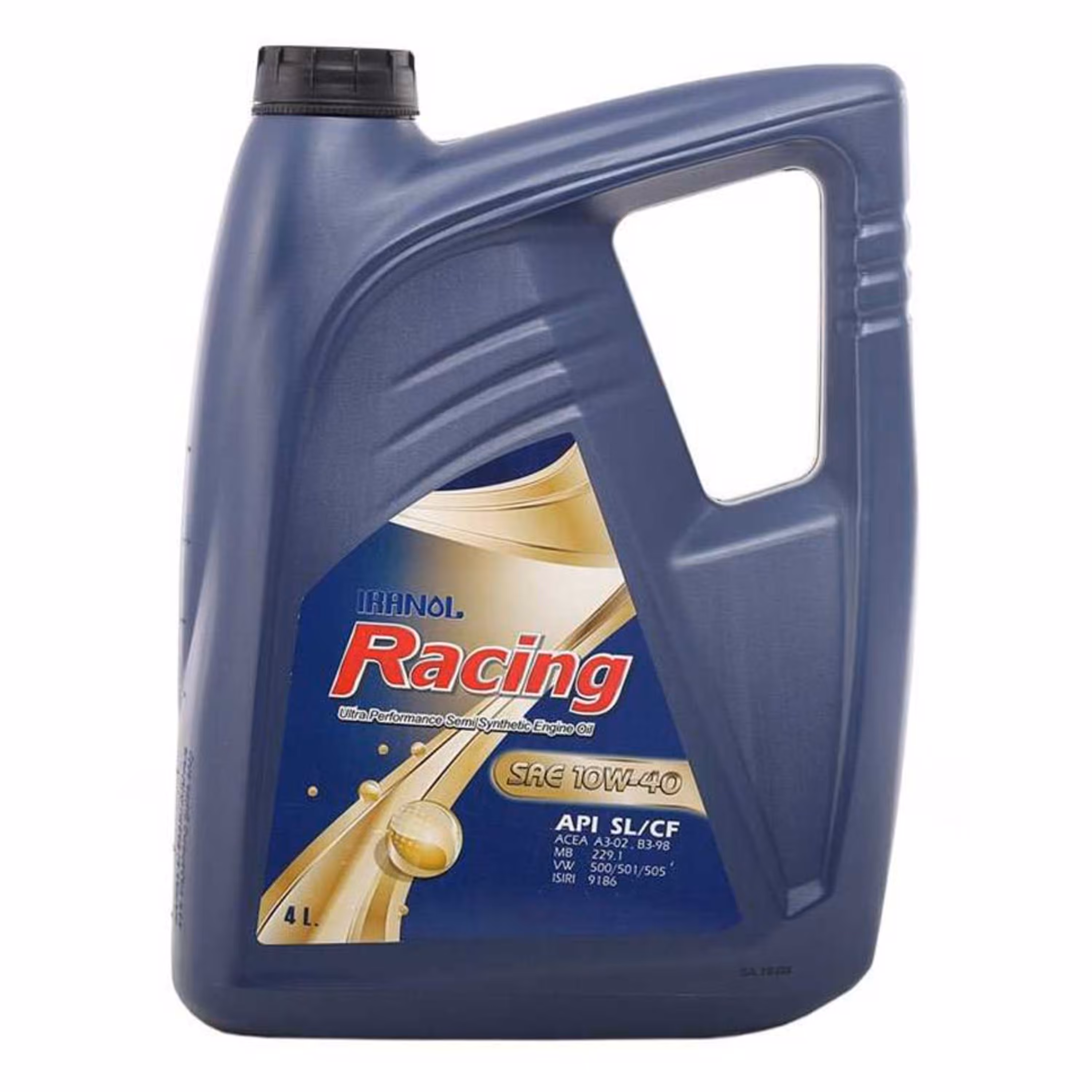 روغن موتور خودرو ایرانول ریسینگ چهار لیتری با ضمانت اصالت کالا