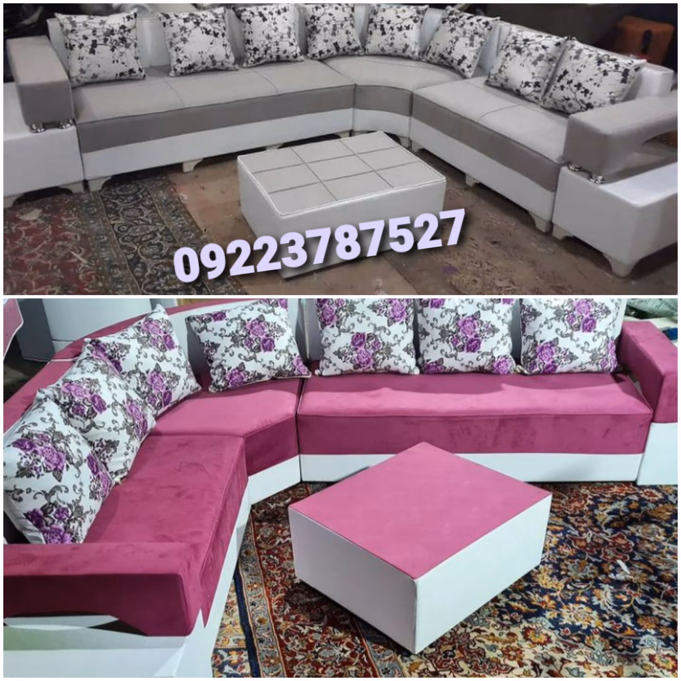 مبل ال دوبله کمجا شیک و زیبا هزینه ارسال ب عهده مشتری میباشد