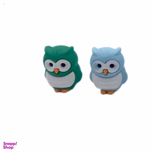 سرمدادی پاک کنی طرح فانتزی مدل جغد کد 2552 بسته ۲ عددی