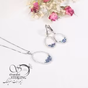 نیمست نقره زنانه مینا