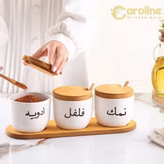سرویس ادویه سرامیکی caroline