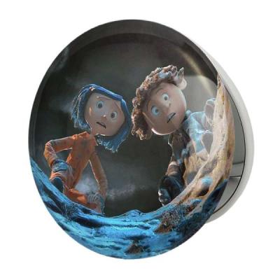 آینه جیبی خندالو طرح کورالاین Coraline مدل تاشو کد 20776