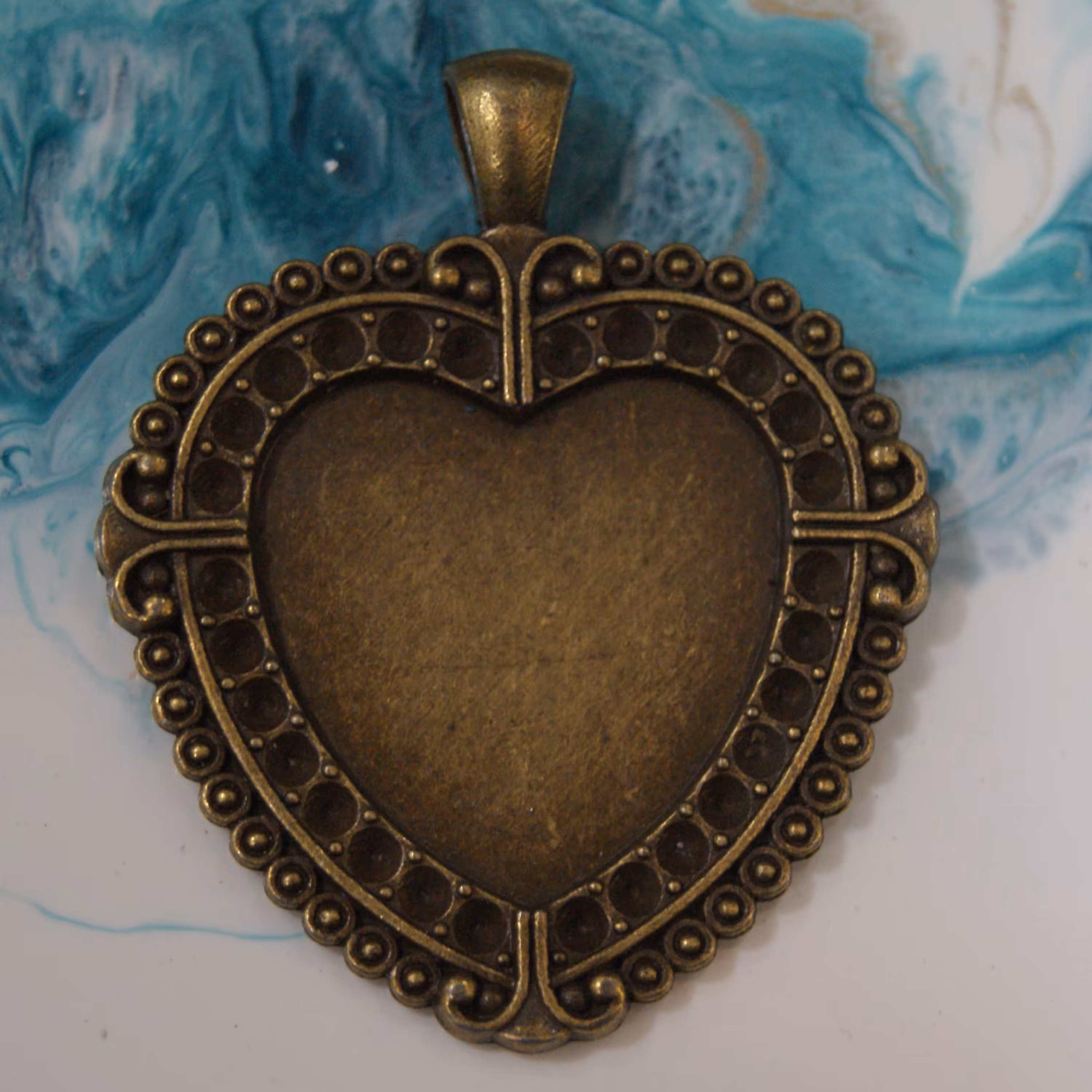 قالب پلاک برنزی طرح قلب