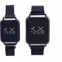 ست ساعت مچی دیجیتالی زنانه و مردانه مگنتی