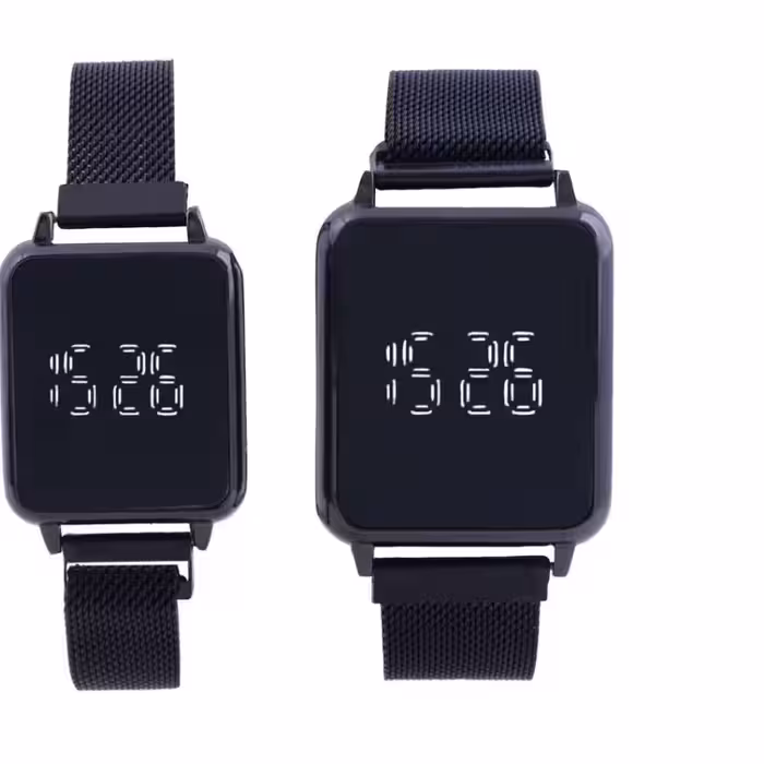 ست ساعت مچی دیجیتالی زنانه و مردانه مگنتی