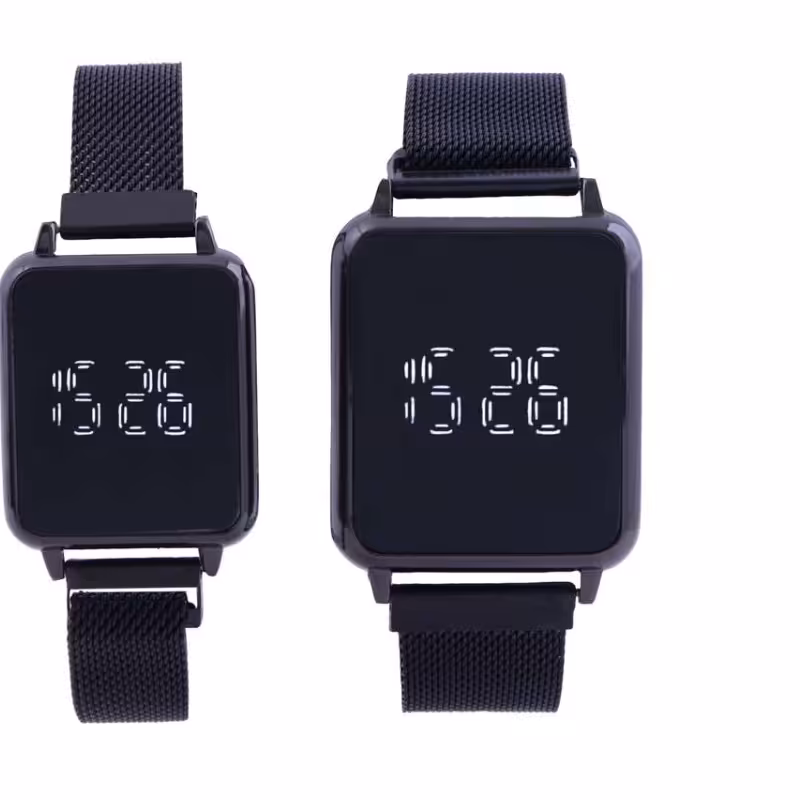 ست ساعت مچی دیجیتالی زنانه و مردانه مگنتی