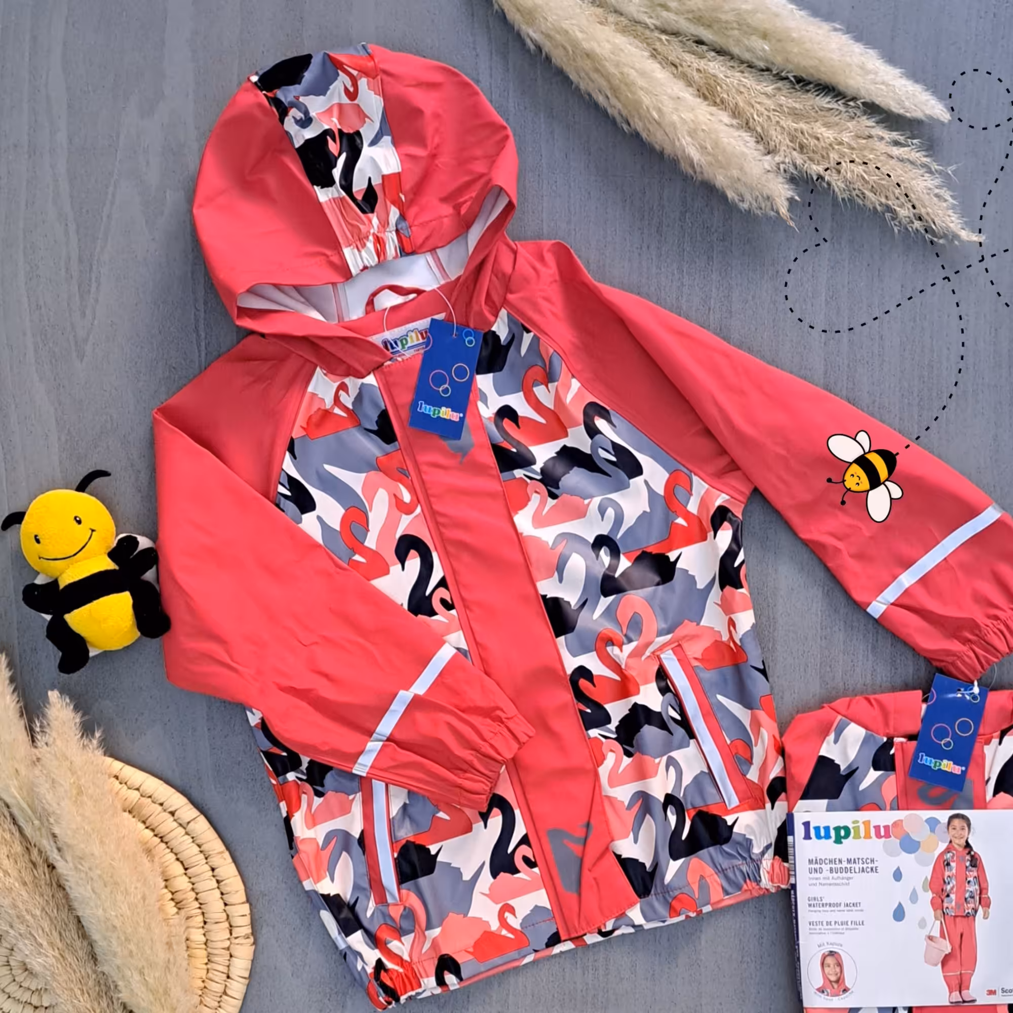 کاپشن (بارانی)دخترانه برند  4 تا 6 سال  اورجینال لوپیلو آلمان 