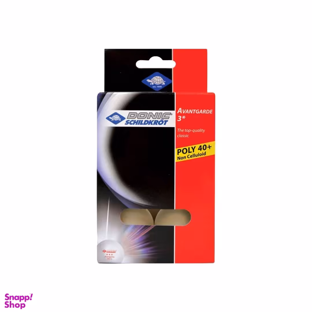 توپ پینگ پنگ دونیک سه ستاره کد NPT25 بسته 6 عددی