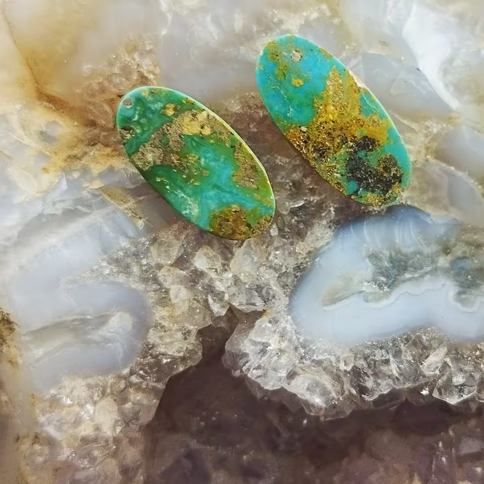 سنگ فیروزه ست نیشابور طبیعی کد 11734505