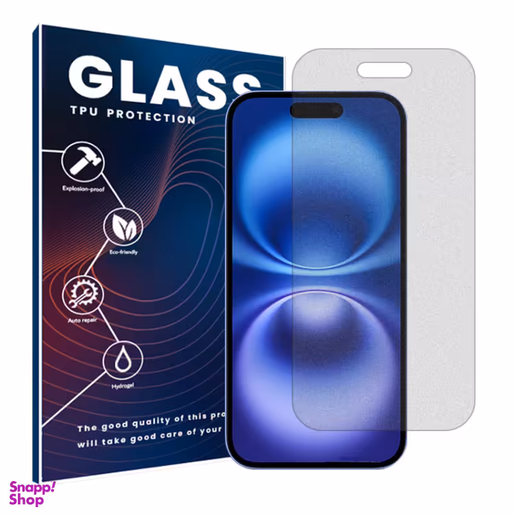 محافظ صفحه نمایش مات گوشی موبایل مدل Resistant مناسب برای اپل iPhone 16