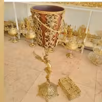 سطل وجا دستمالی،برنز