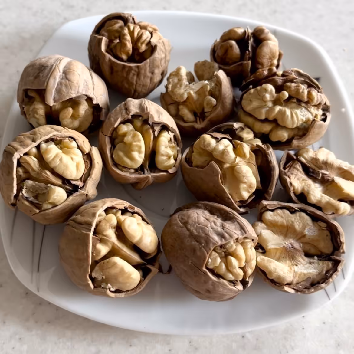 گردو تویسرکان پوست کاغذی درشت امساله اعلا 80 درصد مغز سفید 20 درصد خورشتی 2 کیلوگرم