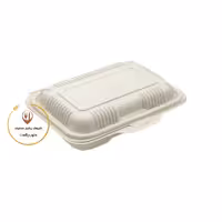 ظرف یکبار مصرف گیاهی تک پرسی 900 گرمی