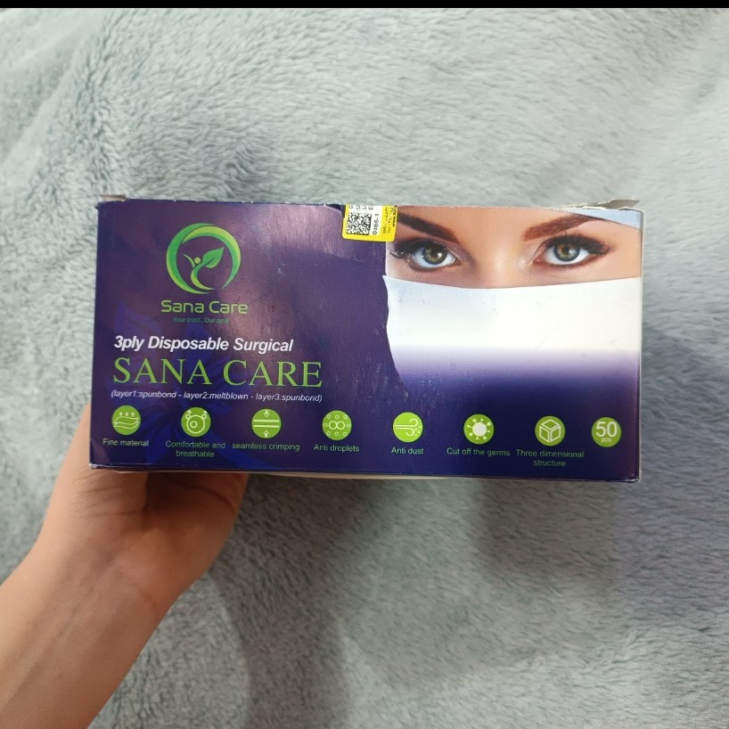ماسک سه لایه بهداشتی بسته 50عددی با کیفیت عالی