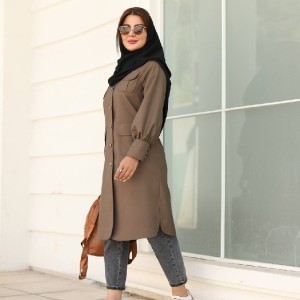 مانتو زنانه کتان مانتو دانشجویی مدل سوین