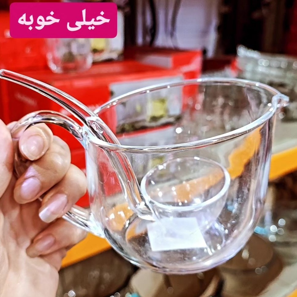 سس خوری اکرولیک نشکن                  همراه ملاقه 