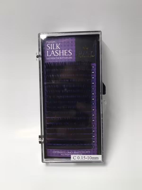 مژه اکستنشن مشکی سیلک لشز مکی MACY - 15MM