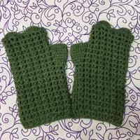 دستکش بافتنی با قلاب بدون انگشت هدیه ولنتاین