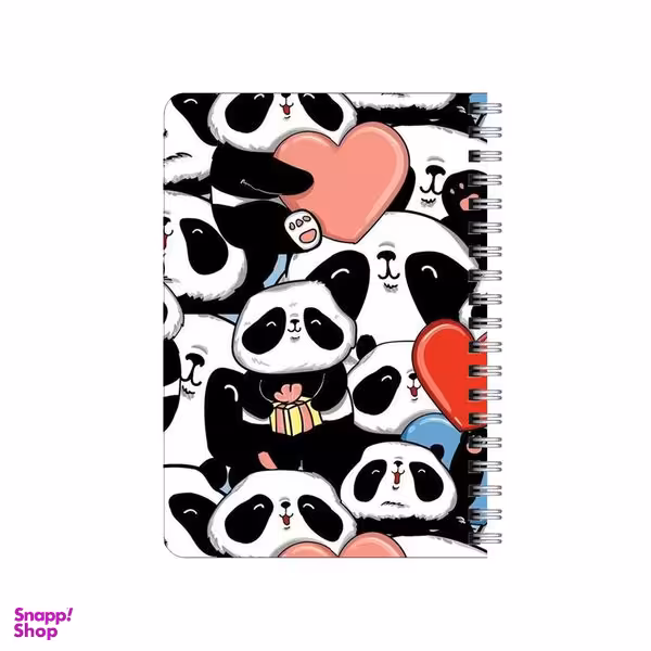 دفترچه یادداشت بامبیلیپ مدل چوبی طرح پاندا و قلب کد 4830219