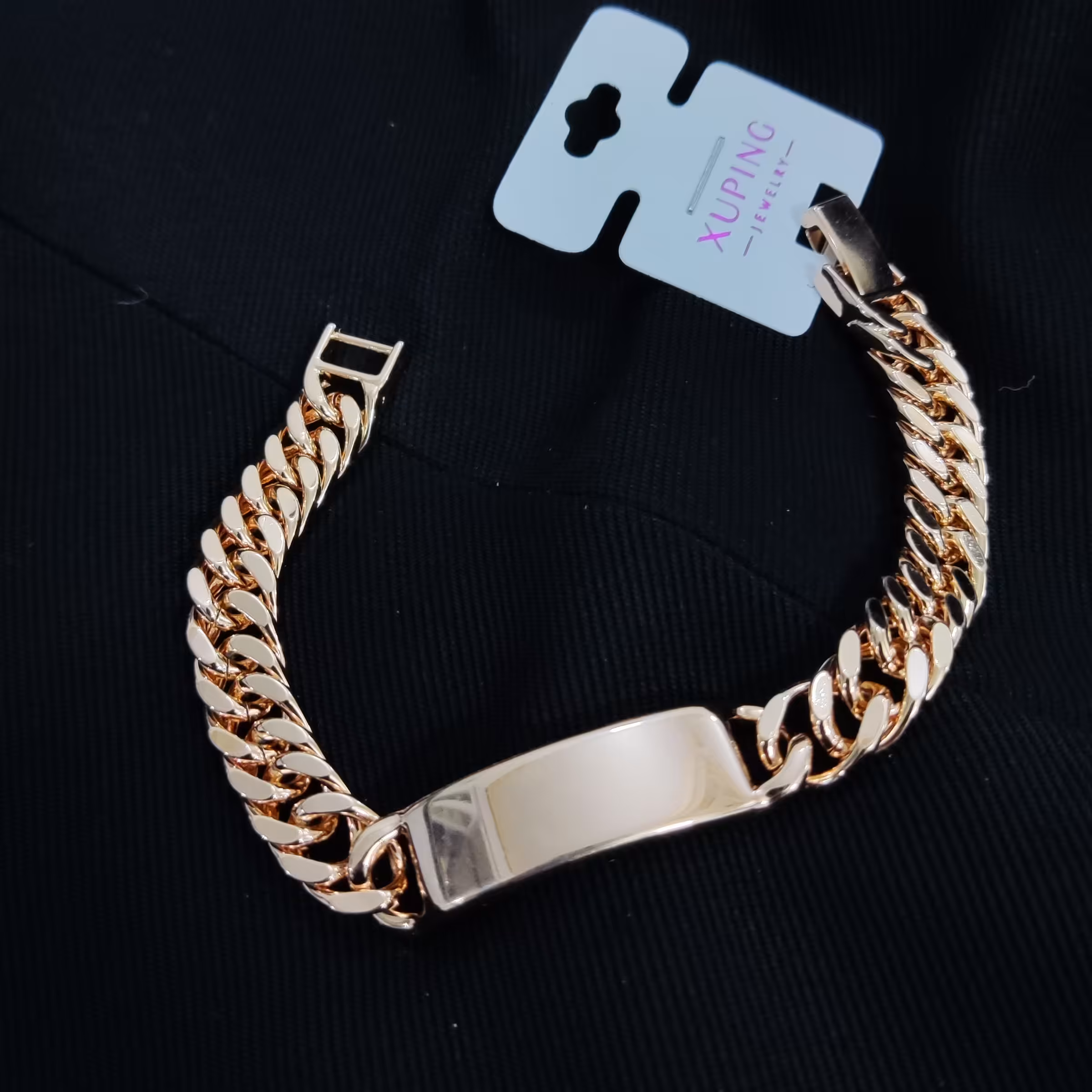 دستبند پلاک دار ژوپینگ 10میل