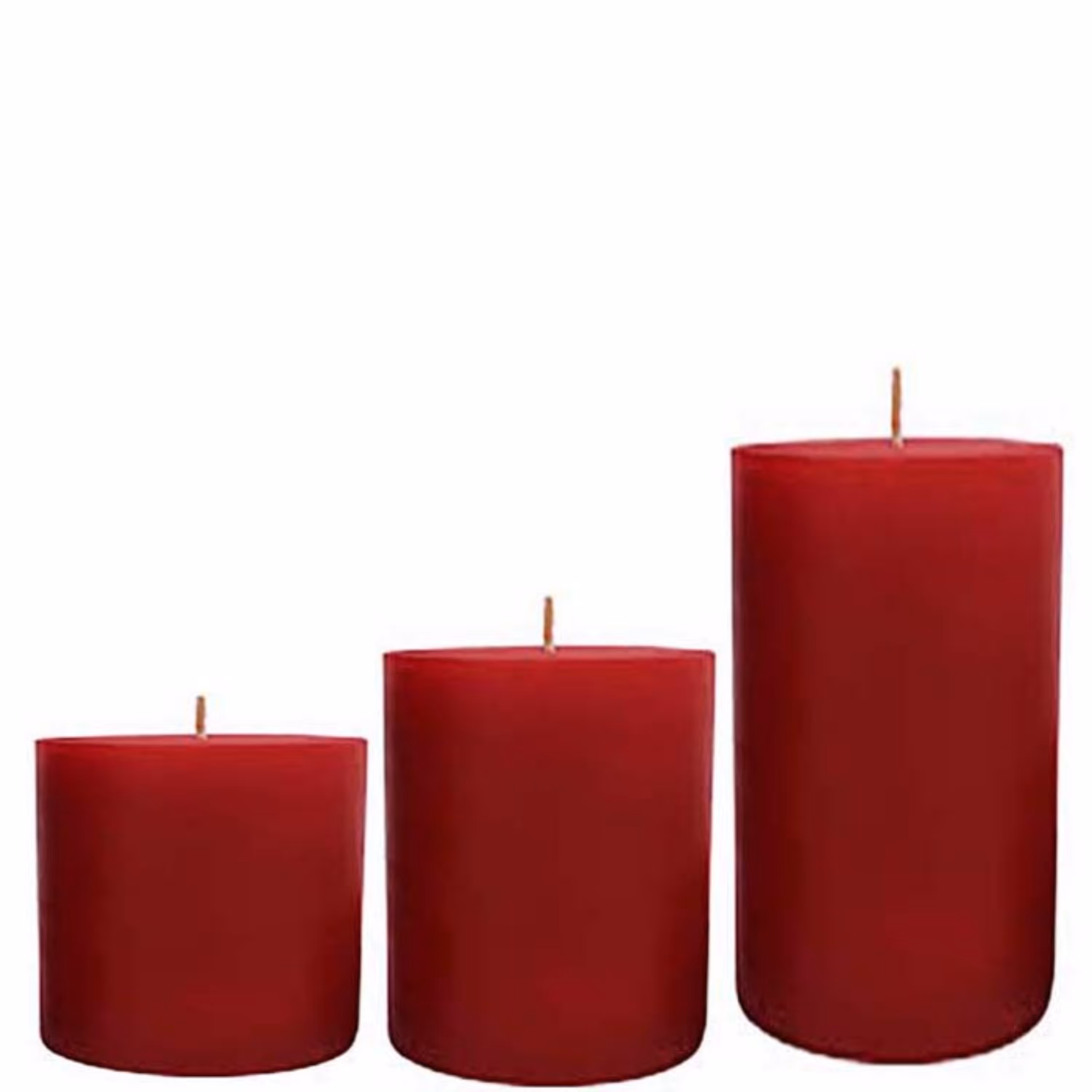 شمع استوانه ای 5711 قرمز 5