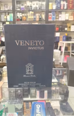 ادکلن MASSIO MOTTO VENETO INVICTUS ونتو اینوکتوس جعبه هاردباکس