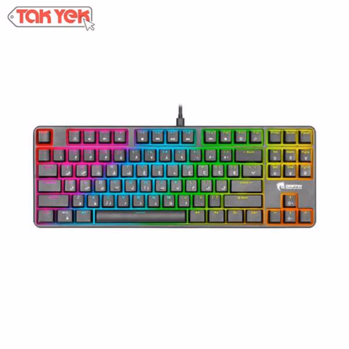 کیبورد با سیم گرین Green GK-801 RGB Gaming