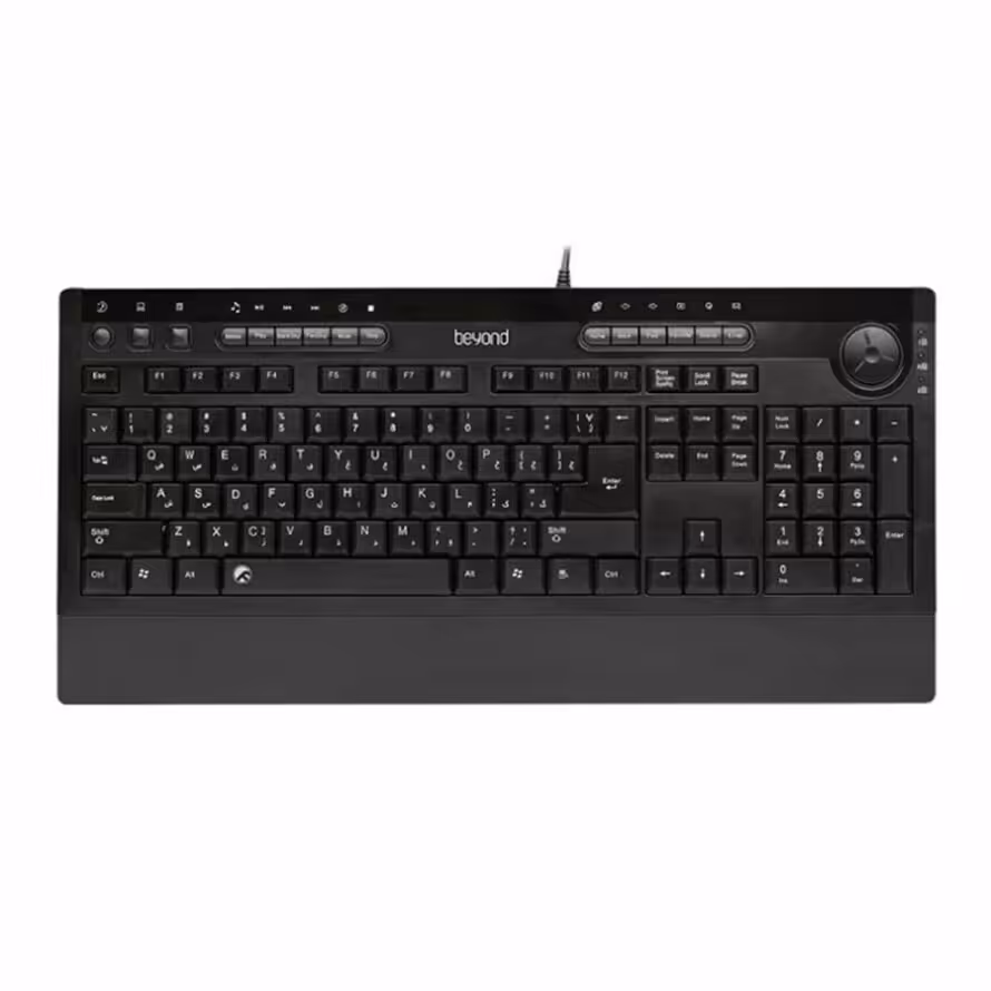 کیبورد باسیم بیاند مدل BK-8700 With 2 Hub