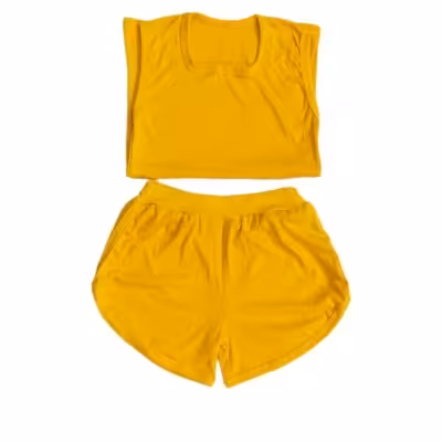 ست تاپ و شلوارک کبریتی