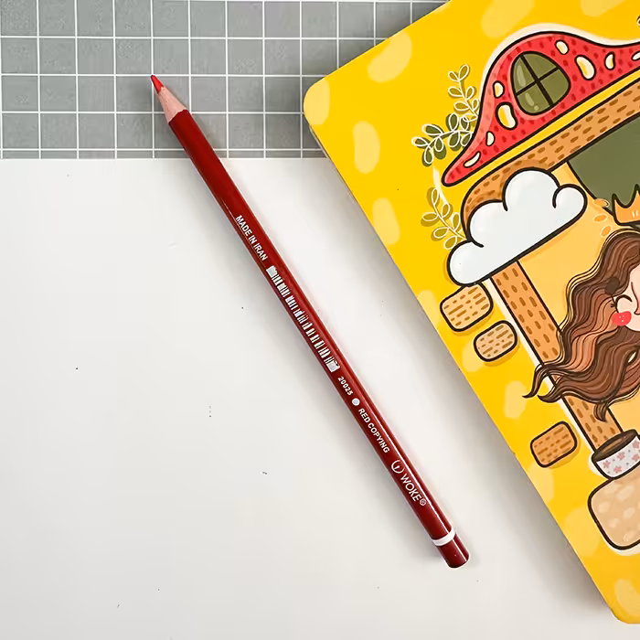 مداد قرمز ووک