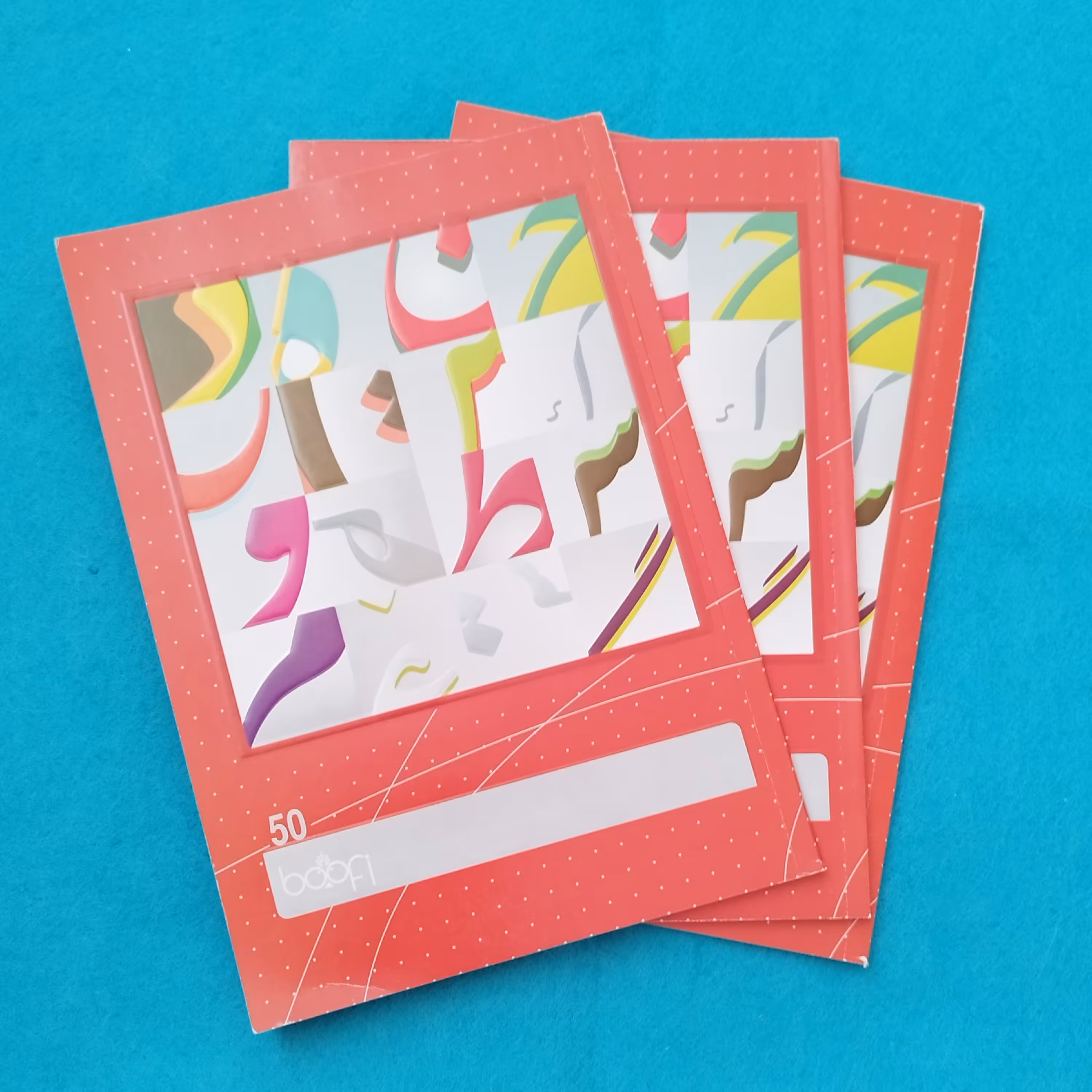 دفتر مشق 50 برگ _ جلد قرمز