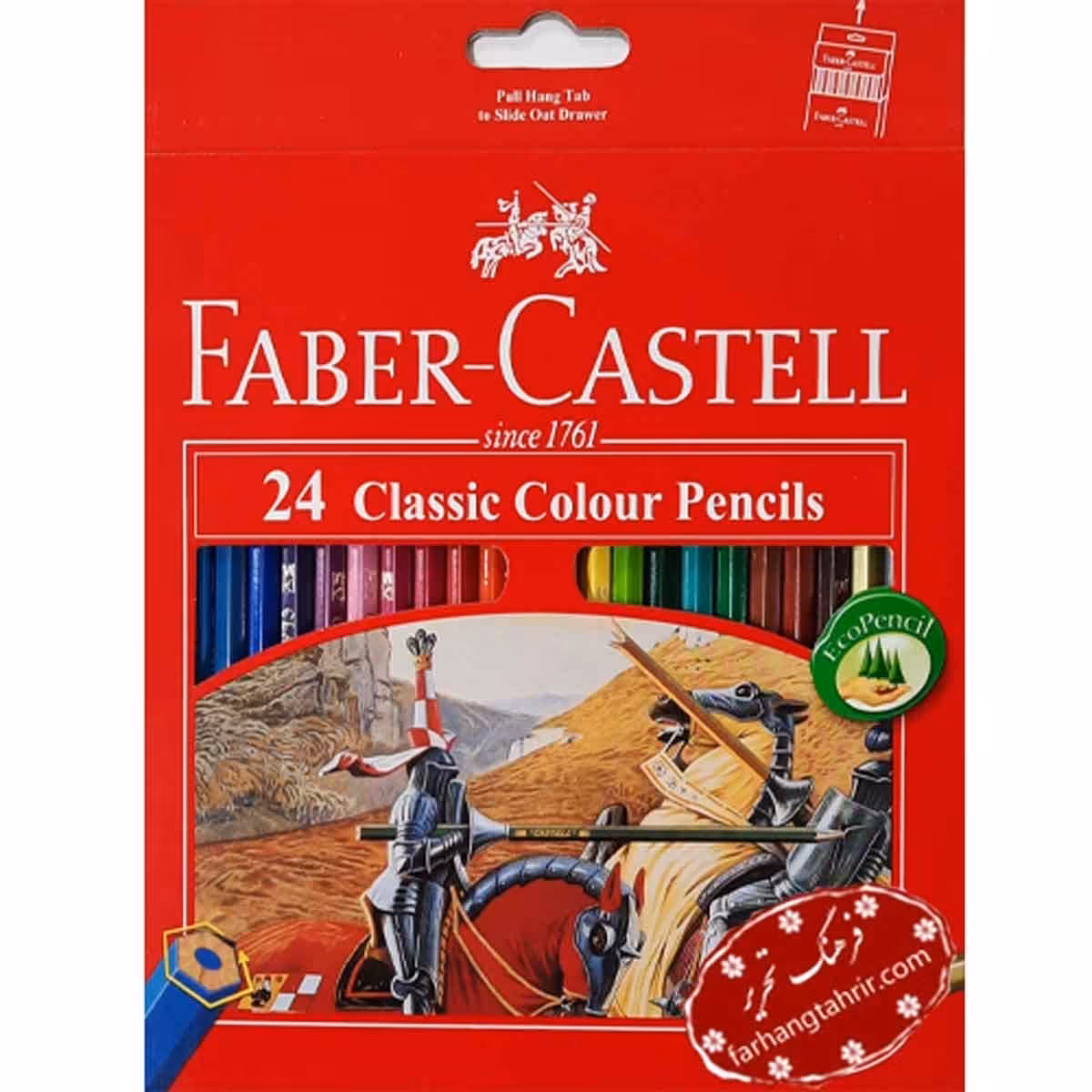 مداد رنگی 24 رنگ فابر کاستل اورجینال