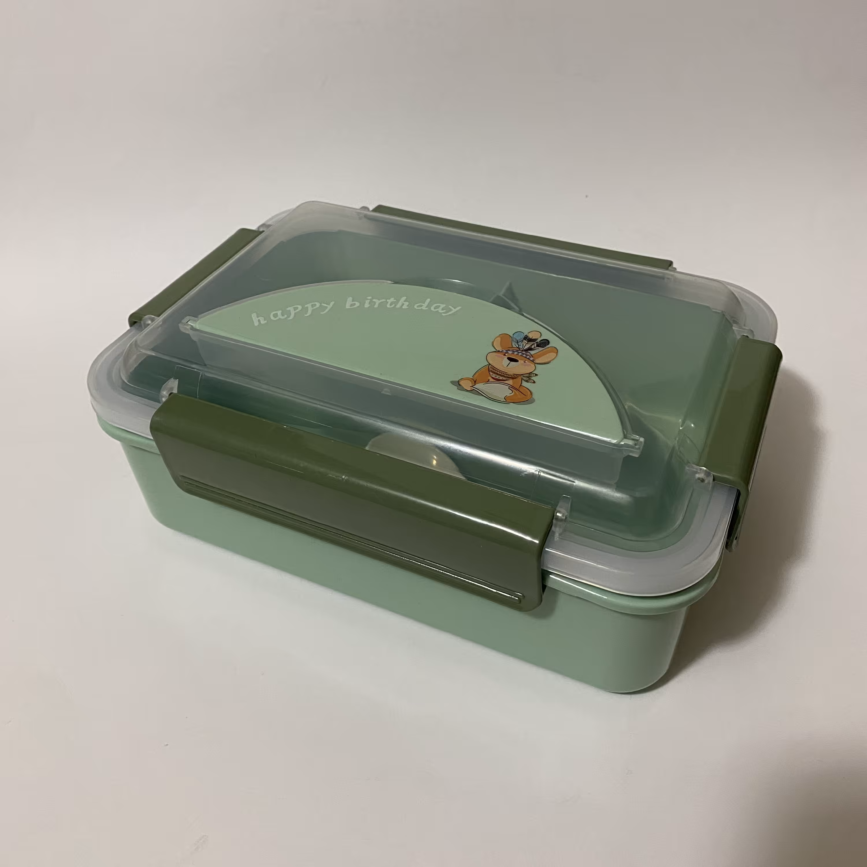 لانچ باکس مدل فانتزی کد hp1186 رنگ سبز