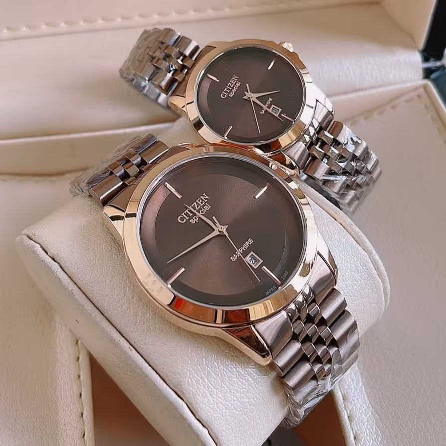 ساعت مچی ست مردانه زنانه 💎برند  CITIZEN💎 ست بند فلزی رنگ بندی جور
💎کیفیت درجه 1