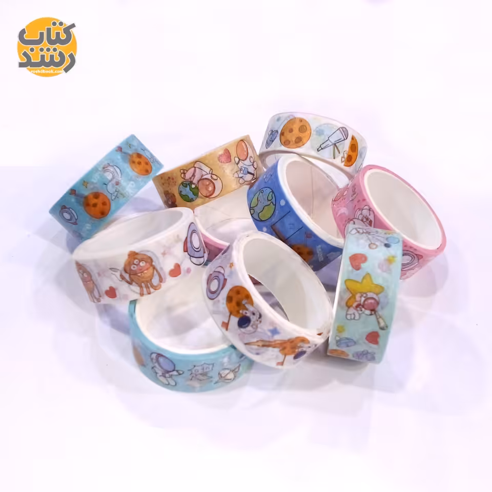 چسب نواری تک عددی فانتزی طرح فضایی