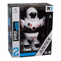 ربات اسباب بازی موزیکال چراغ دار دارای قابلیت حرکت مدل RG 