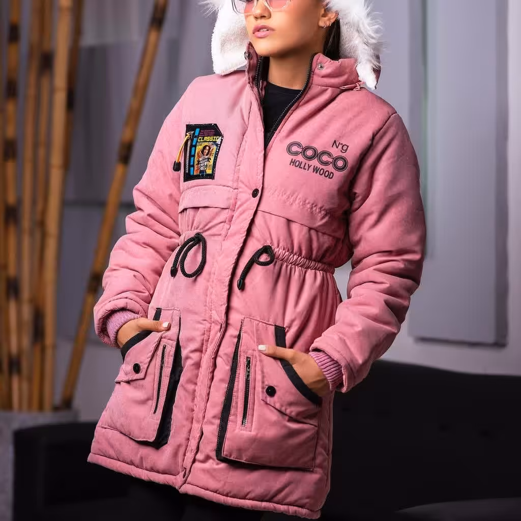 کاپشن دخترانه  میکرو سایز بزرگ  در چندین رنگ بندی برای سنین 11تا16سال