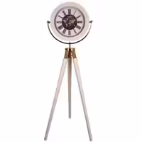 ساعت سه پایه پایه چوبی