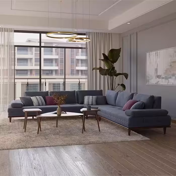 مبل راحتی نیلپر مدل سکشنال مسینا