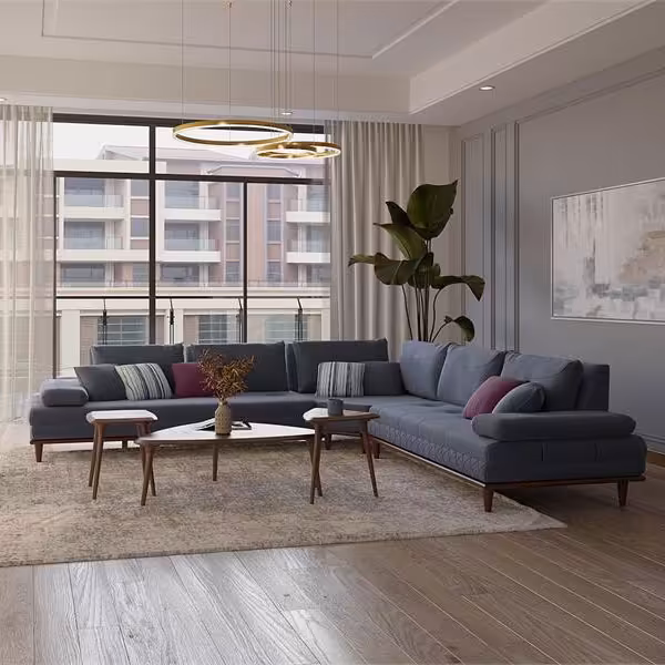 مبل راحتی نیلپر مدل سکشنال مسینا