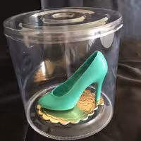 کفش شکلاتی سیندرلا - طعم نعنائی - پرداخت هزینه ارسال در مقصد