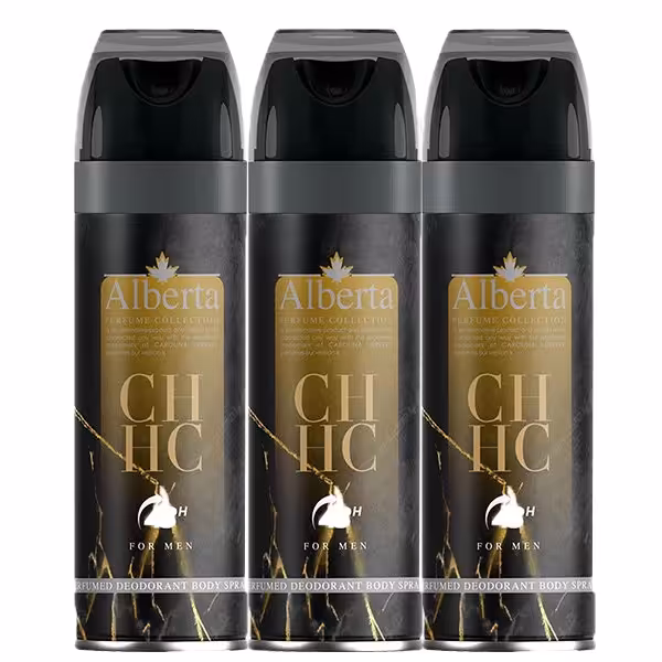 اسپری بدن مردانه آلبرتا مدل کارولینا هررا حجم 200 میلی لیتر مجموعه 3 عددی