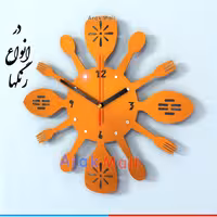 ساعت آشپزخانه کیچن رنگ طلایی تیره