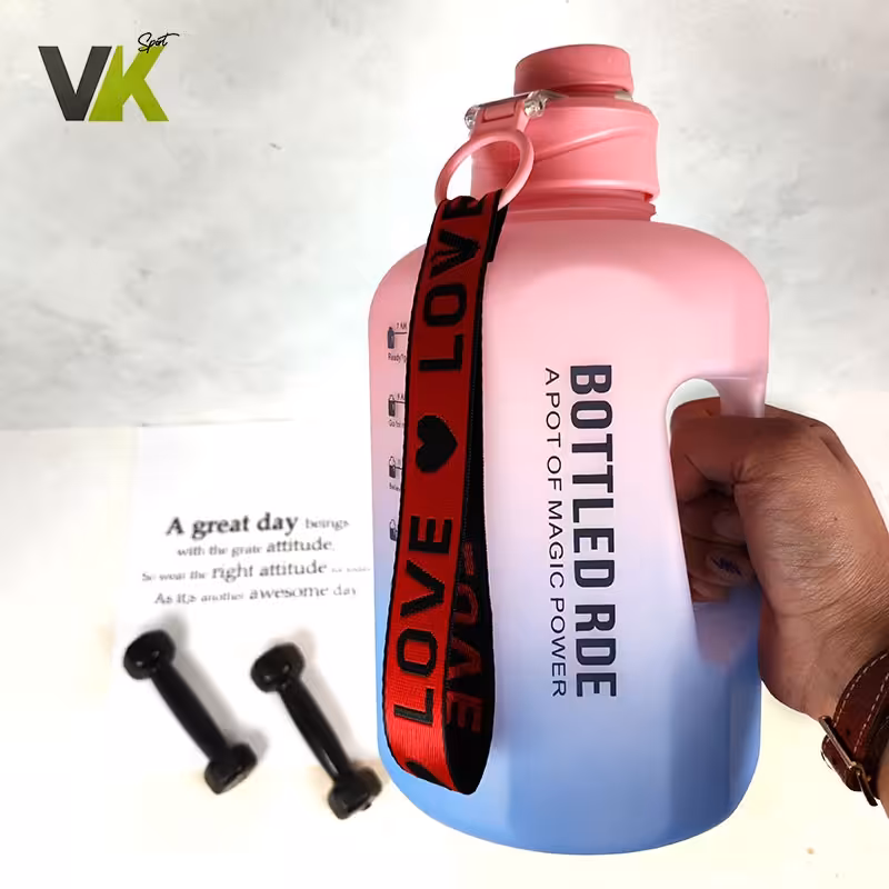 قمقمه دو لیتری صورتی آبی کد Z740 قبل از  ثبت سفارش موجودی بگیرید 