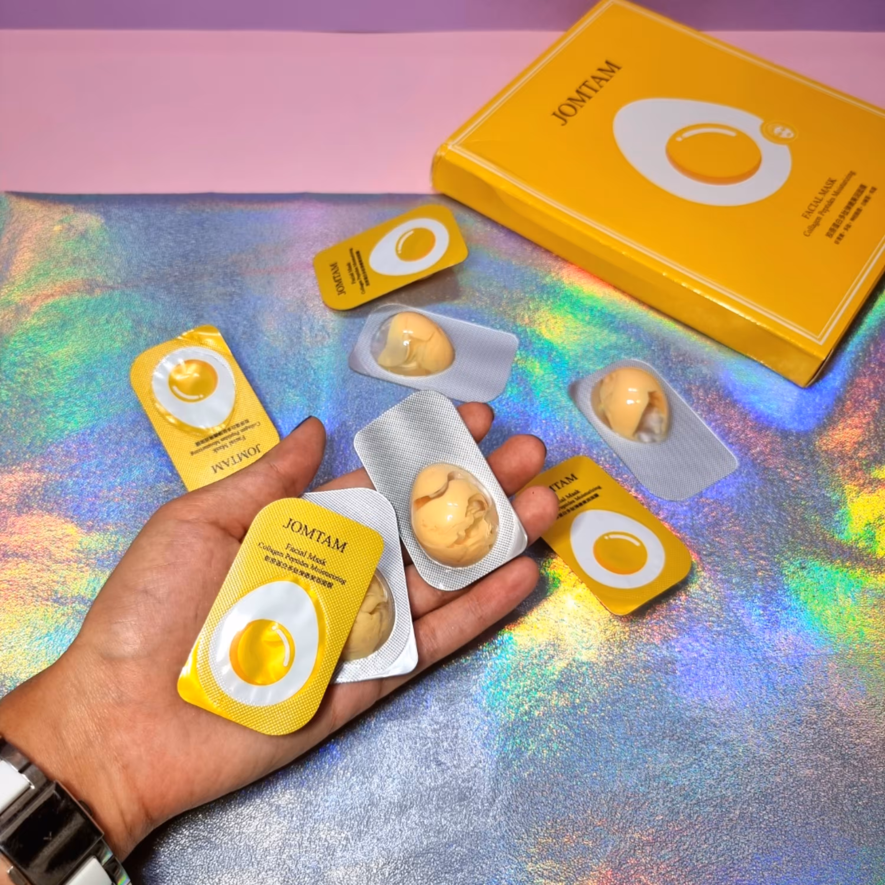 ماسک خواب تخم مرغ